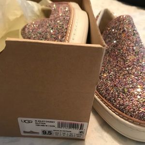 UGG Adley -chunky glitter flats- sz 9.5